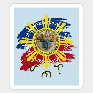 Philippine Flag Eagle Baybayin word Panalo (Win / Victory) Magnet